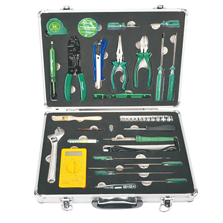 50PCS Household Tool Set Multi-Function Tools Set Hardware Toolbox Kits with plier wrench and screwdriver inside
