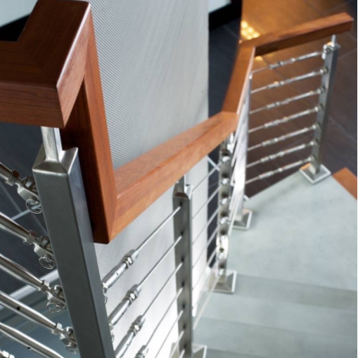 s.s 304 cable wire railing for indoor staircase/ porch/ terrace balustrades system