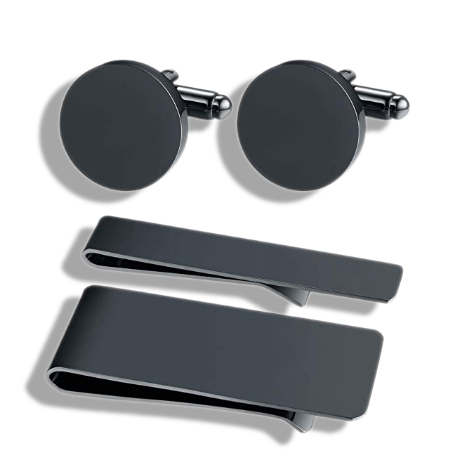 Stylish Classy Luxury Blue Men Clothing Cuff links Custom Sterling Sliver Golden Wedding Cufflinks