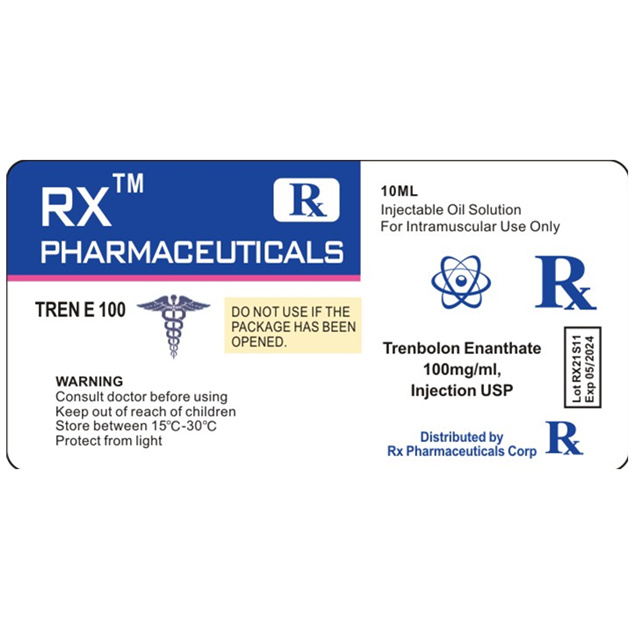 Наклейки RX brand Tren E100