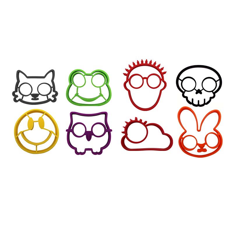 Animal DIY Creative Shapes Fried Egg Mold For Kitchen Cooking Cooking Breakfast Tools Silicone Fried Egg Mold