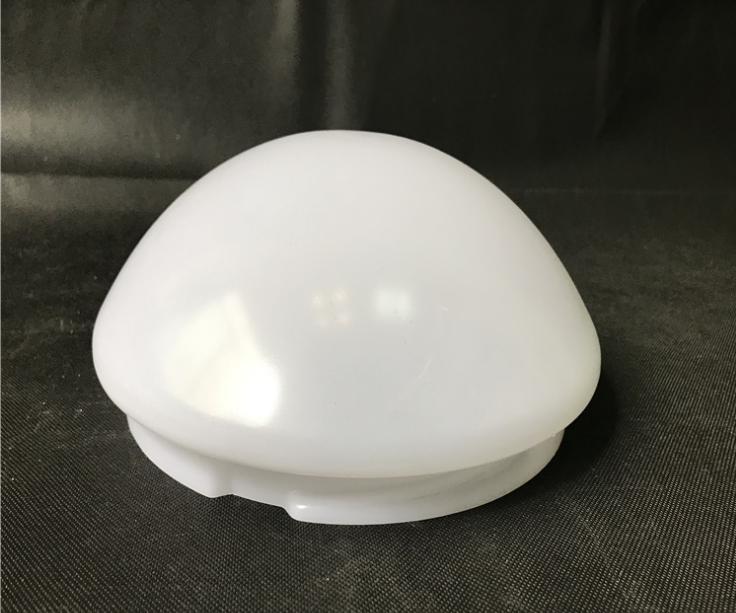 round mushroom opal white glass ceiling light lamp shade with neck