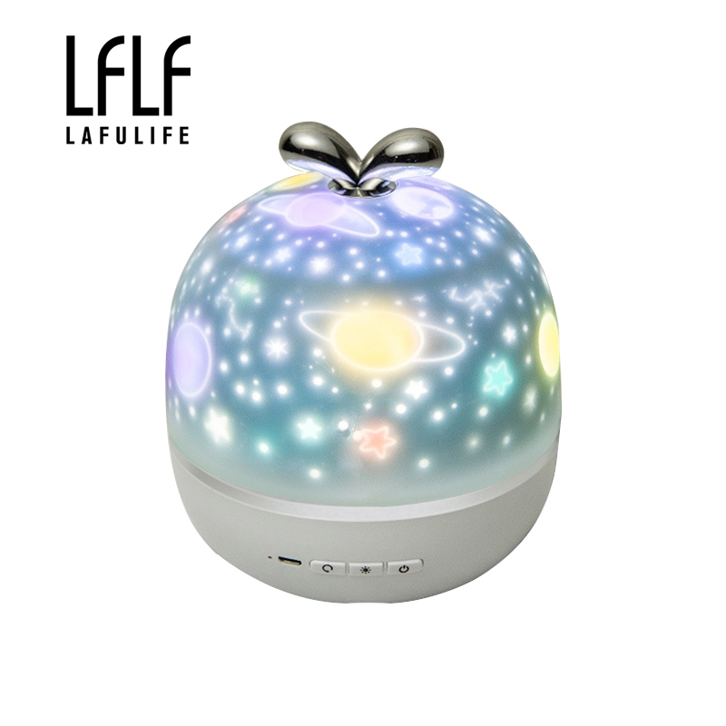 USB LED Rotating Projection lamp Starry Sky Romantic Projection Light Six slides choice night light gift for kids home Decor