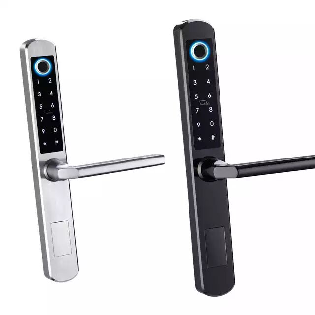 ALLAMODA последний тонкий отпечаток пальца WiFi Bluetooth приложение дверной замок для всех дверей