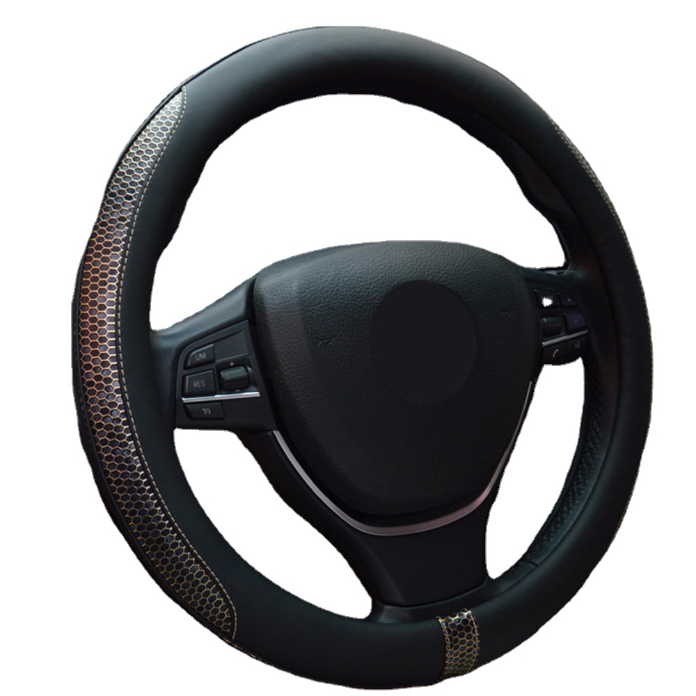 Premium Leather Steering Wheel Cover All Seasons