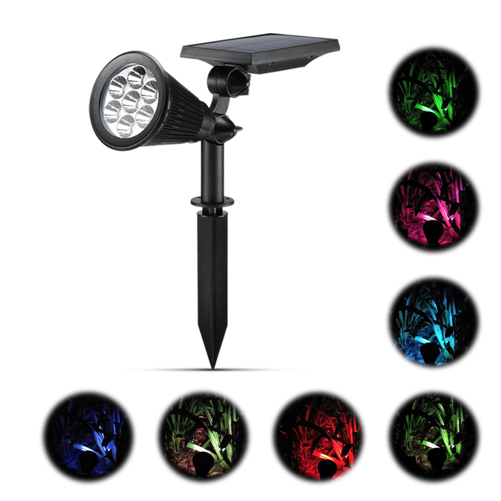 KMG LED RGB7 дистанционное управление Солнечный свет открытый сад водонепроницаемый