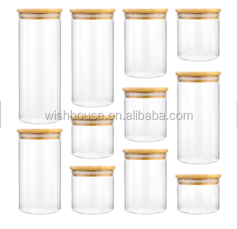 Hot sale 15oz empty glass candle jar for candle making with lids Support customization