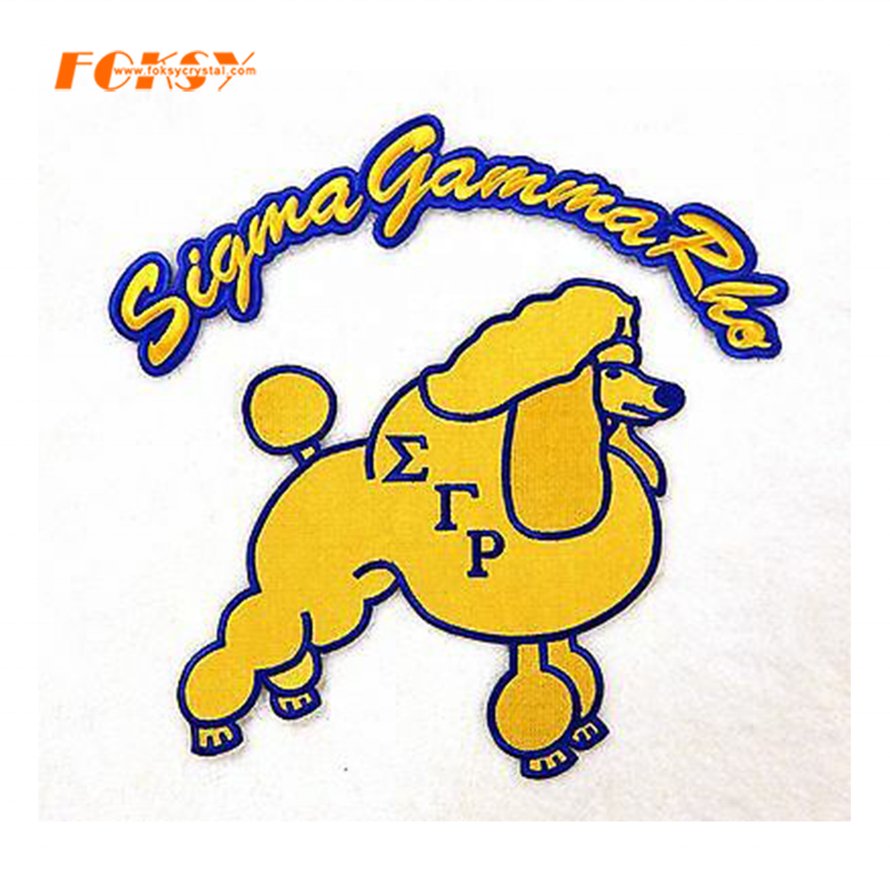 Sigma Gamma Rho термопечать Передача дизайн аппликация