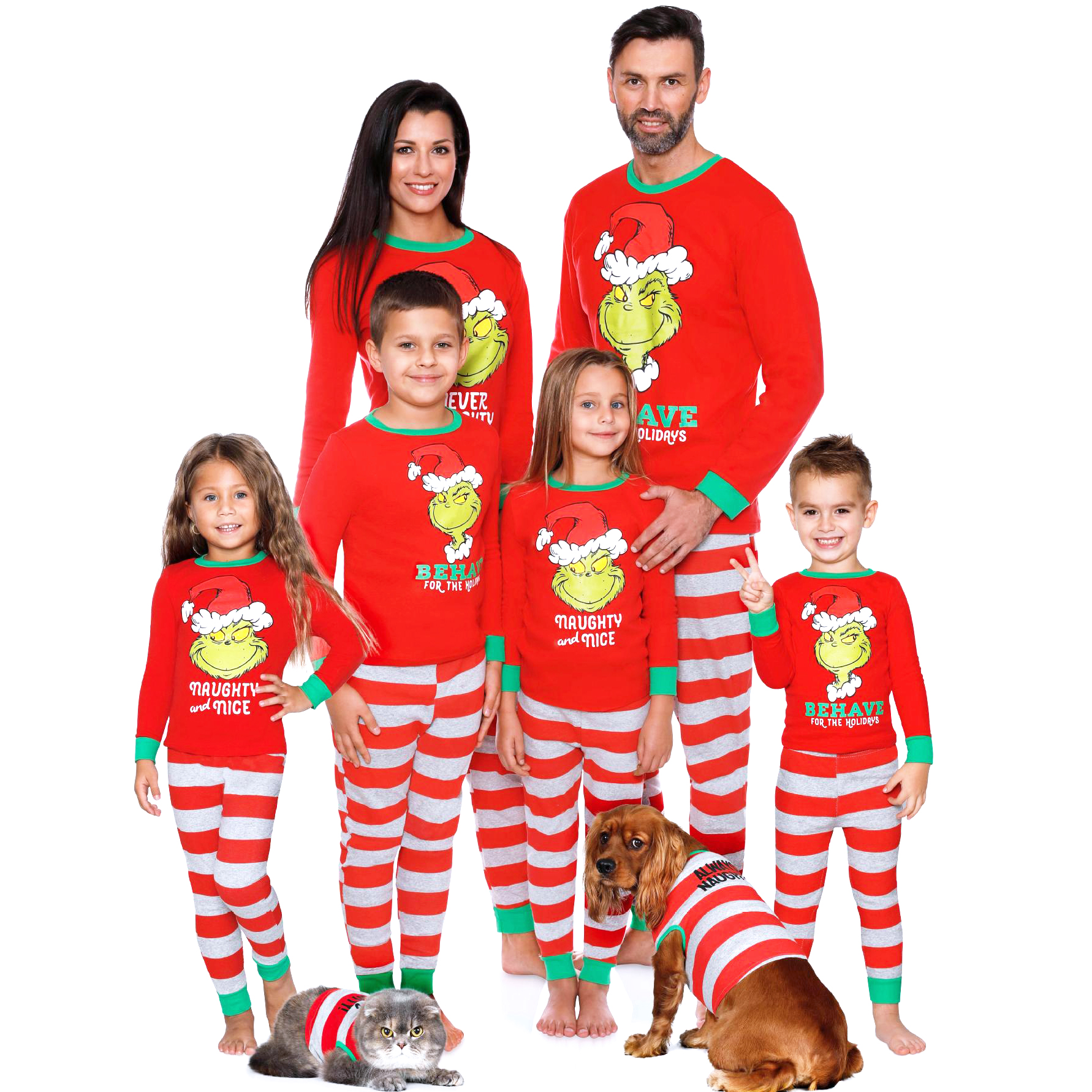 2021 Wholesale Mother daughter outfits pajamas cotton mama daddy and me christmas family clothing