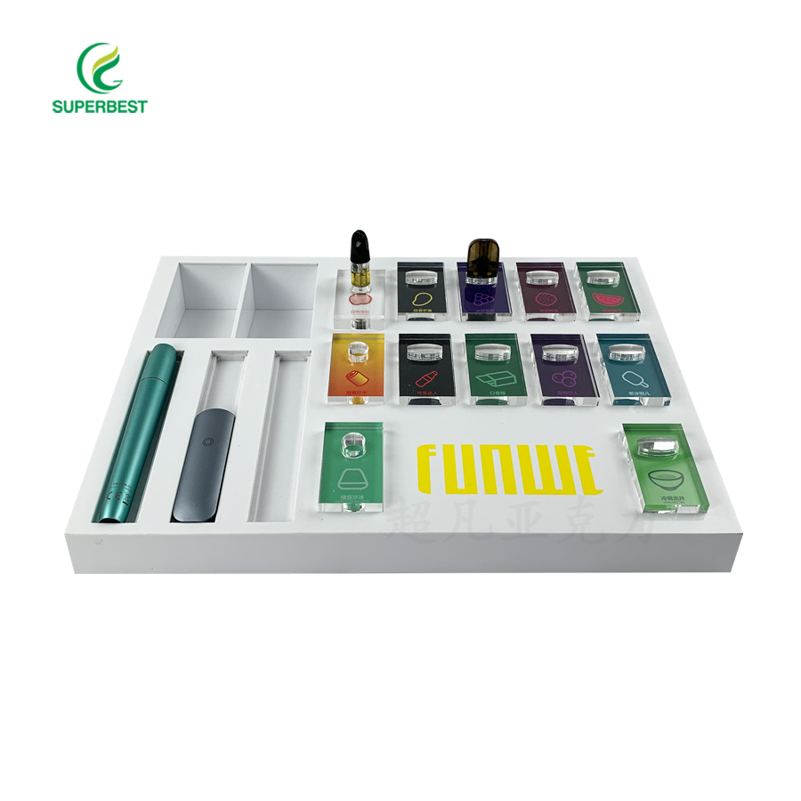 Custom Acrylic E-Cigarette Vape Display stand