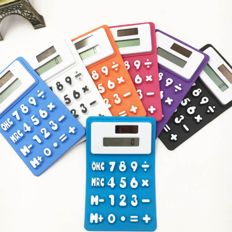 Дешевые softcalculator с подсветкой силиконовые индивидуальный калькулятор