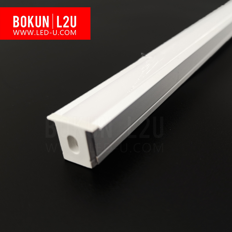 BOKUN L2U, лидер продаж, Встраиваемый светодиодный алюминиевый профиль для светодиодных лент