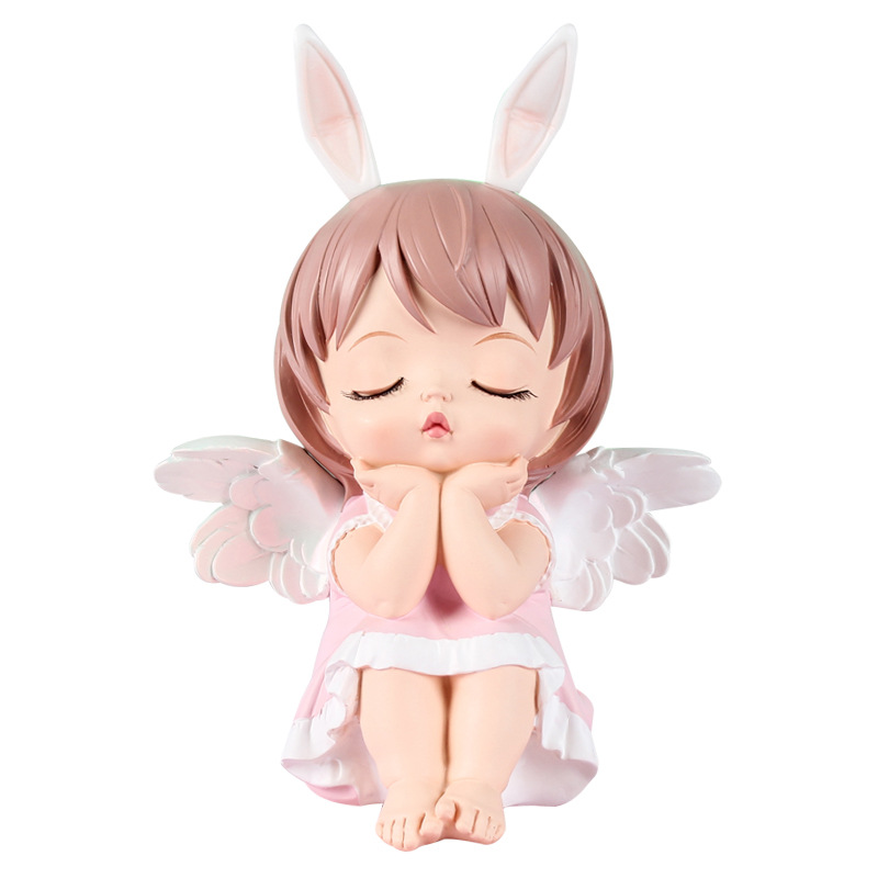 Креативные украшения для дома Annie Baby из смолы, милая копилка, детский подарок, украшения для дома и стола