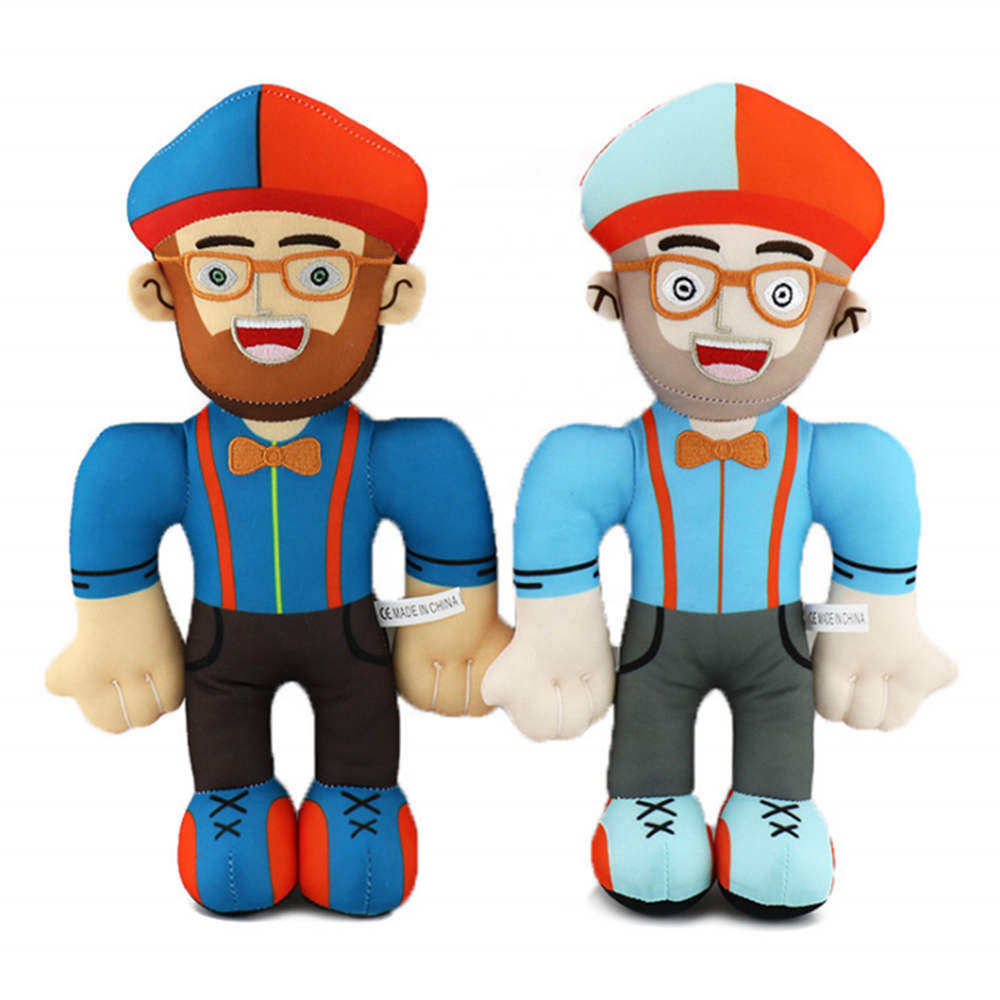 Американская Детская английская выставка плюшевая человеческая кукла Blippi (YD275) реквизит кукла игрушка Детские подарки на день рождения