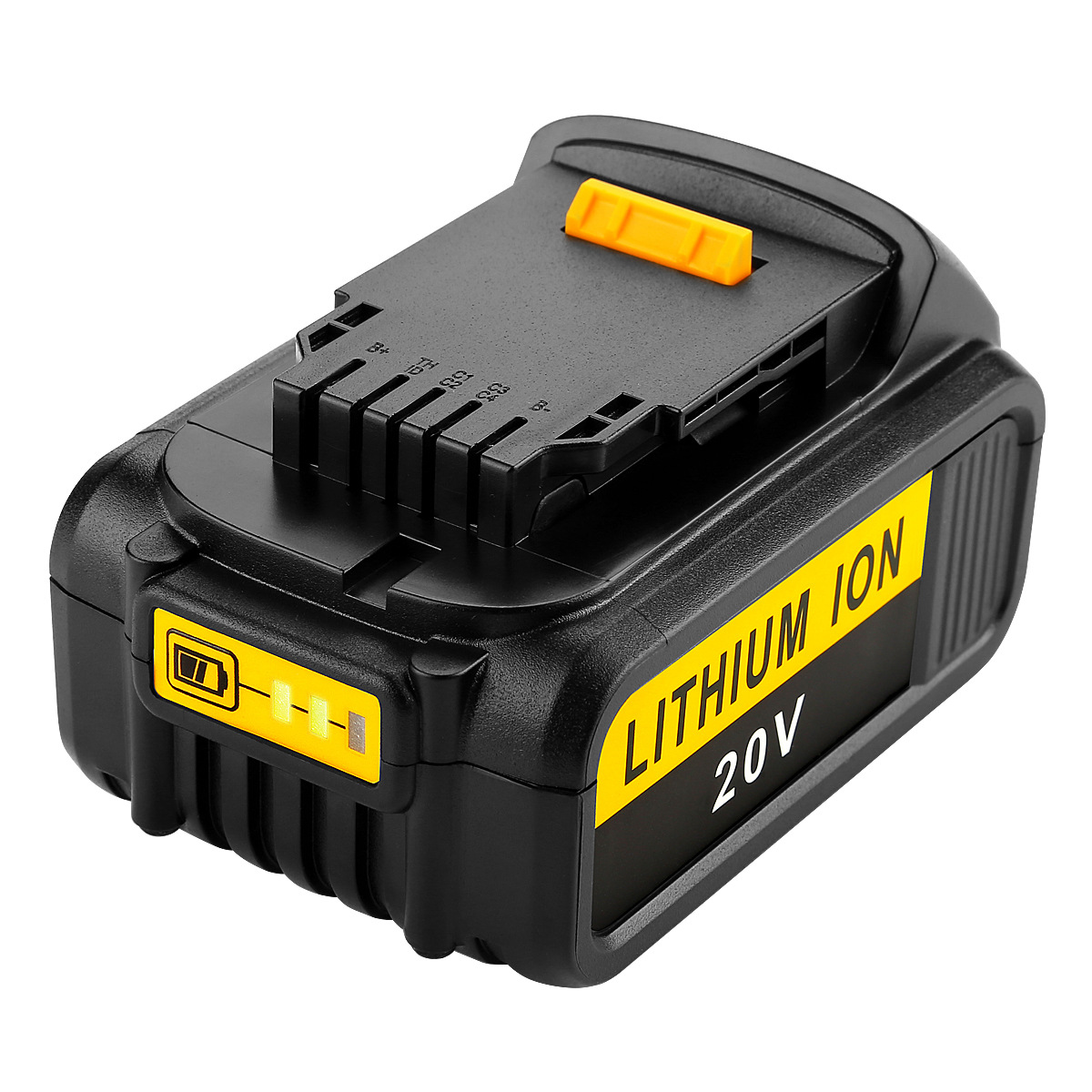 Аккумулятор для электроинструмента Dewalt, 20 в, 5 Ач, аккумуляторная ударная дрель, литий-ионная аккумуляторная батарея DCB200, Accu