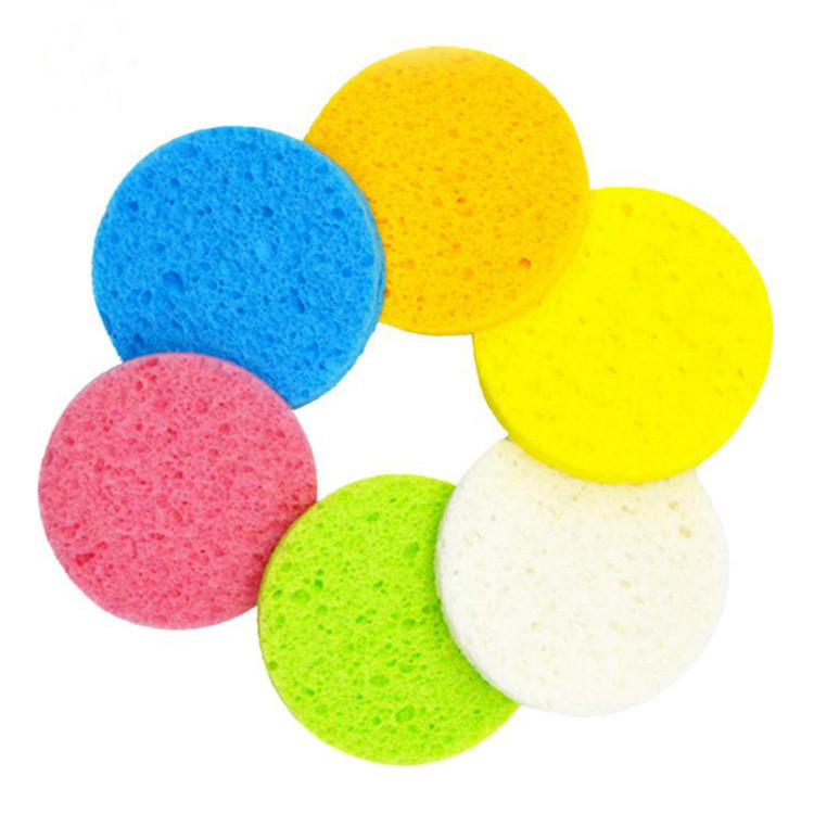 Daily Make Up Remover Pads Washable Compressed Sponge Facial Cleaning Sponge