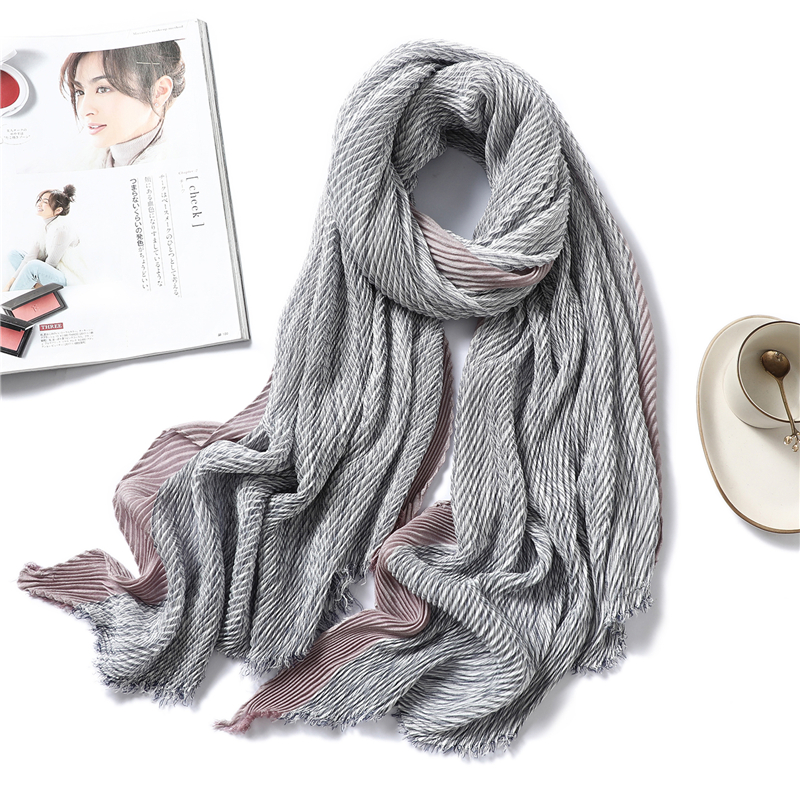 Color matching women scarf summer silk scarves for lady shawls and wraps organza Hollowed flowers beach stoles bandana foulard
