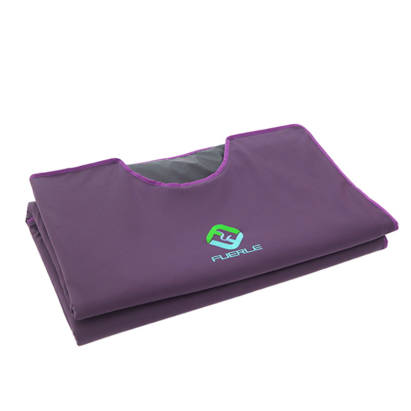 Custom purple black 90 degree3 zone far-infrared heat sauna blanket zipp infrared sauna blanket for weight loss
