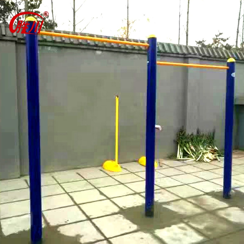 Outdoor exercise equipment two horizontal bar for the community