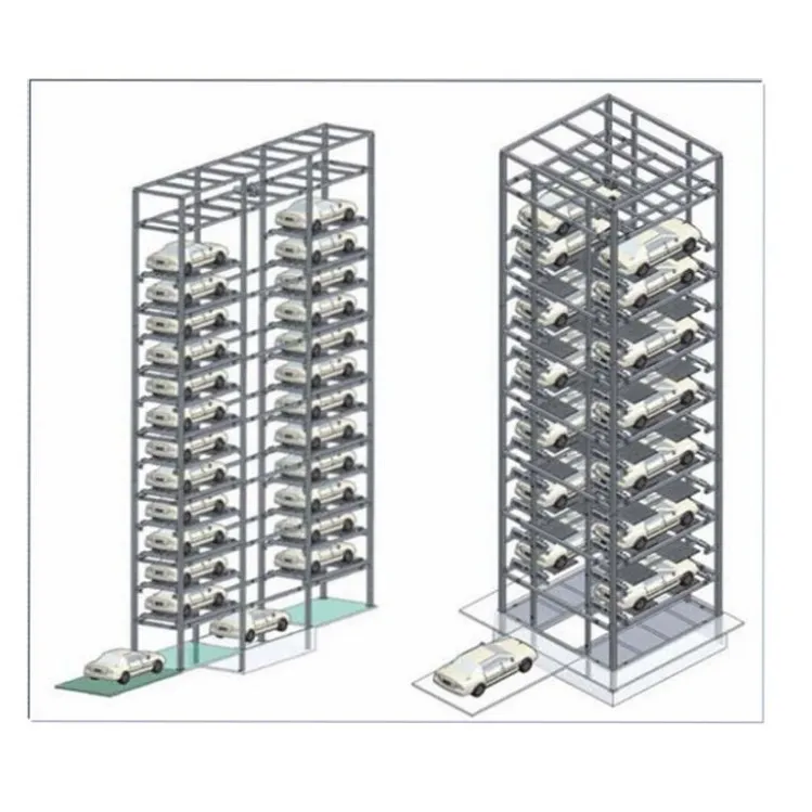 ISO9001 Approved Car Parking System Tower Type
