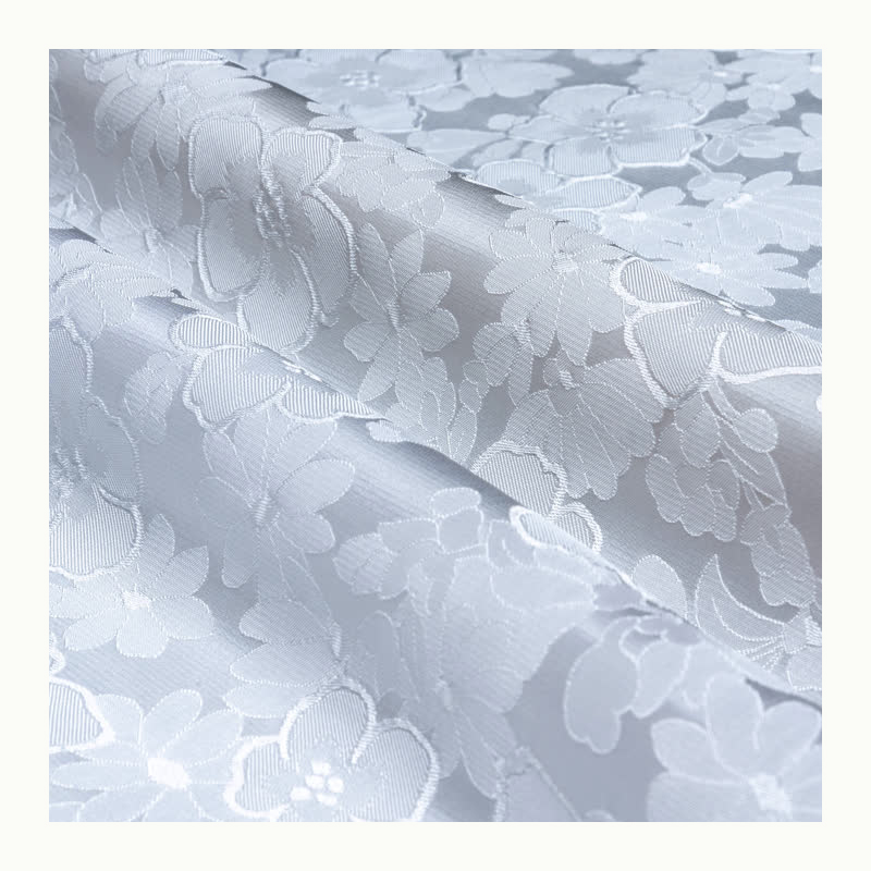 Organic soft smooth 21%silk 79%rayon 180815 factory direct sales silk rayon jacquard fabric