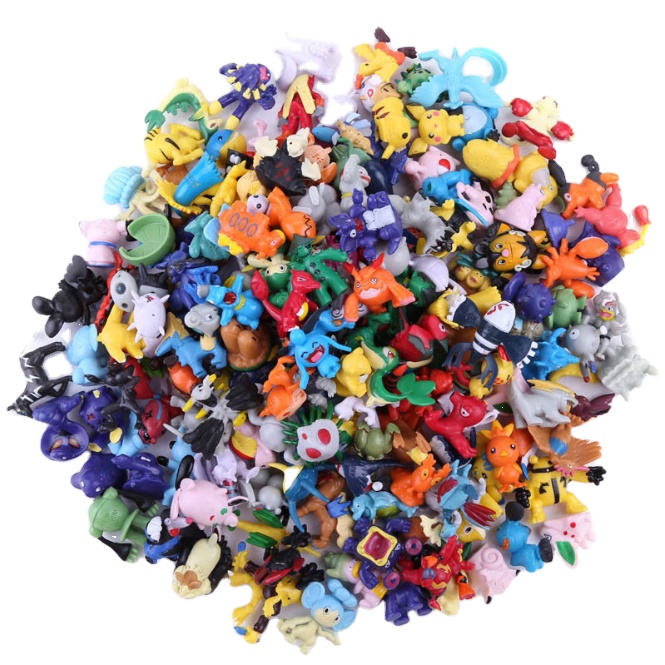 144pcs 2-3cm Doll PVC Mini Pokemongo Pocket Monsters Toy Anime PokemonGo Action figures for kid