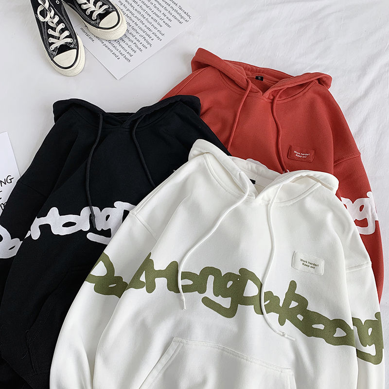 A Men's Clothing Quality inspected a003-hw3105-p55 new English letter printed Hoodie tileMen's Hoodies & Sweatshirts