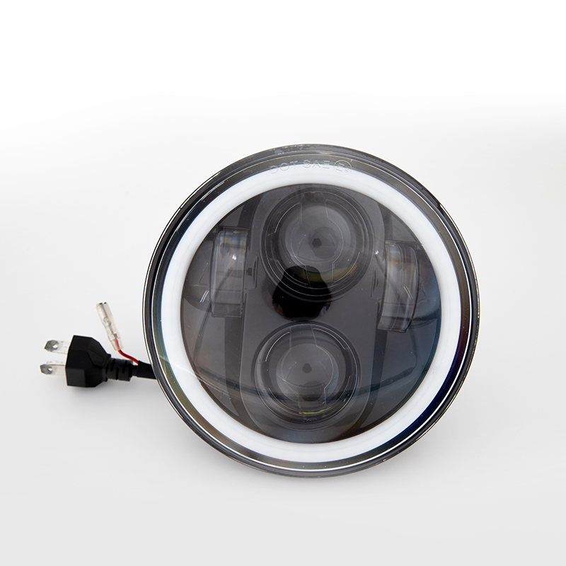 High-end motorcycle car headlights, retrofit essential and durable led car bulbs, white far and near light headlights, amber