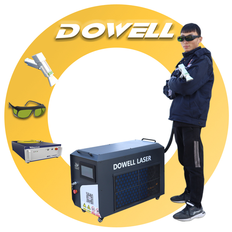 handheld Metal rust cleaning laser paint removal 100W 200w 1000w 1500w 2000w 3000w portable mini laser rust removal machine
