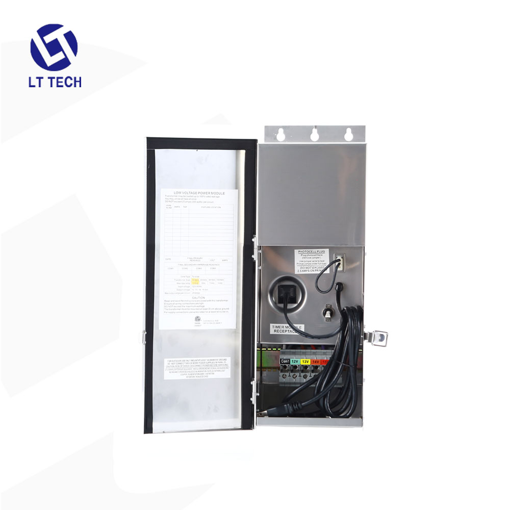LT304 ETL указано 600 Вт 120В переменного тока Com1 Com2 12-22 в 304 нержавеющая сталь и серебро мульти-Кран Трансформатор для низкого напряжения освещения