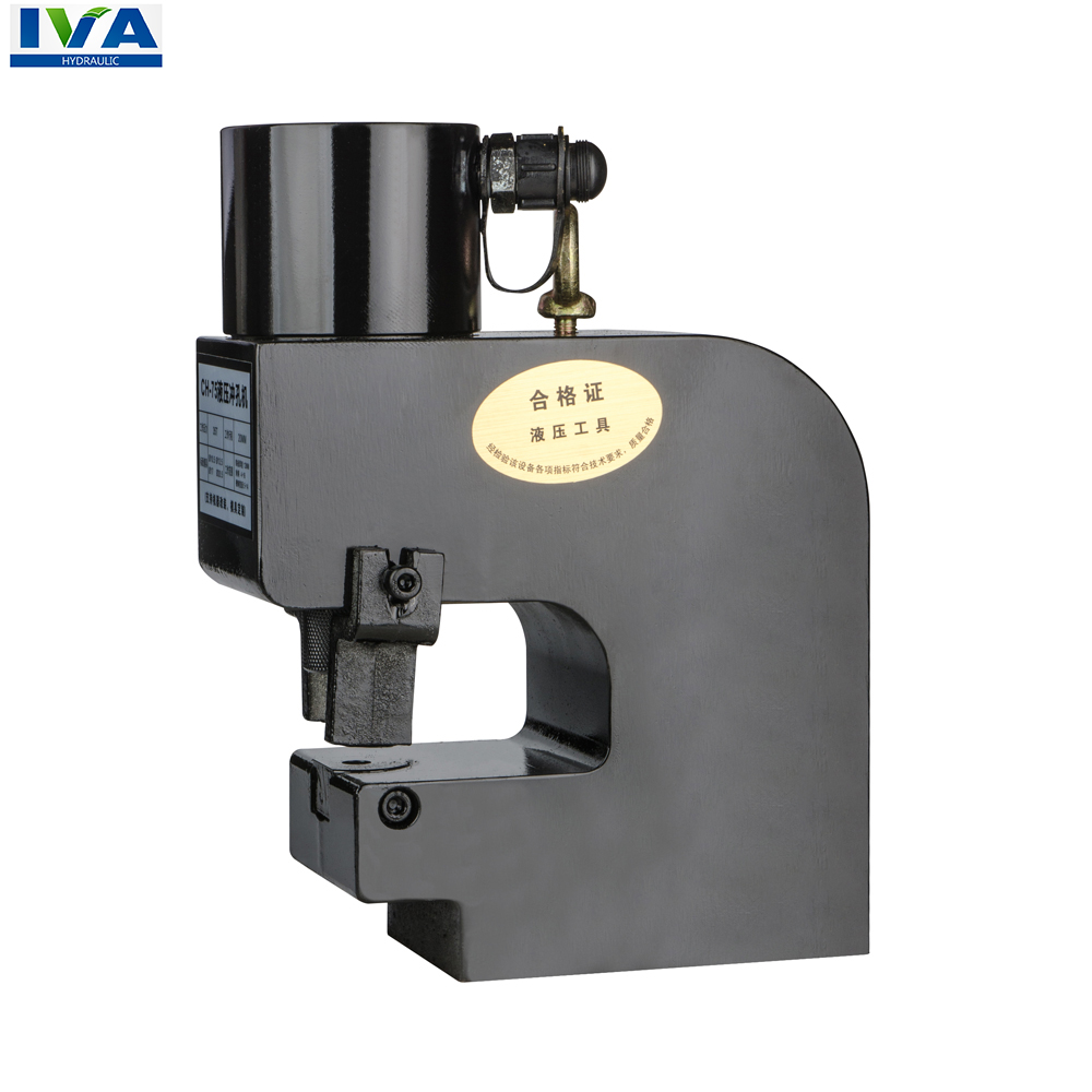 CH-150 hydraulic steel hole puncher driven by electric motor CH-200 for hole punching in channel steel plate and angle steel