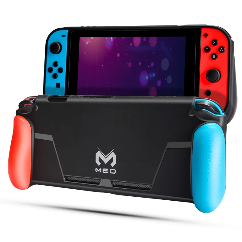 Цветной Регулируемый мягкий защитный чехол из ТПУ для Nintendo Switch, MEO Grip