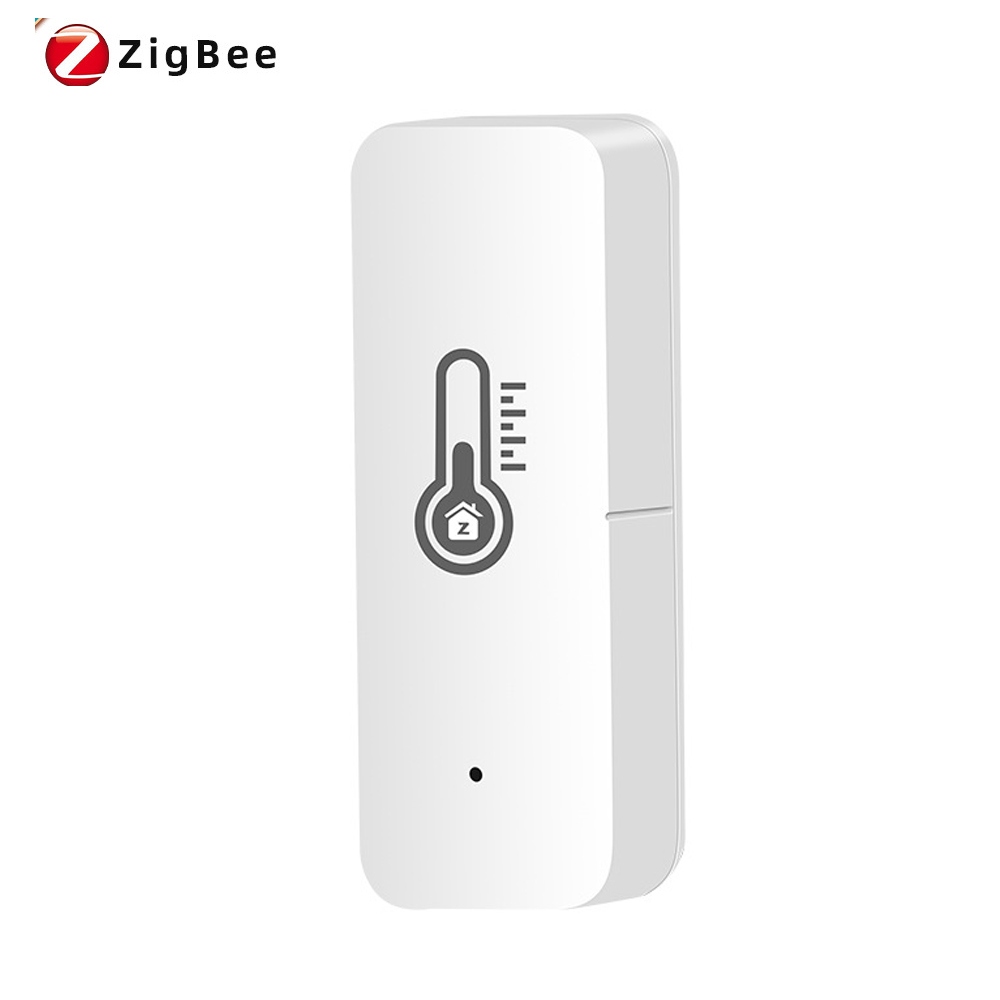 Датчик температуры и влажности Tuya Smart Life, Wi-Fi сенсор Zigbee, гигрометр, термометр, переключатель, Alexa Google Home