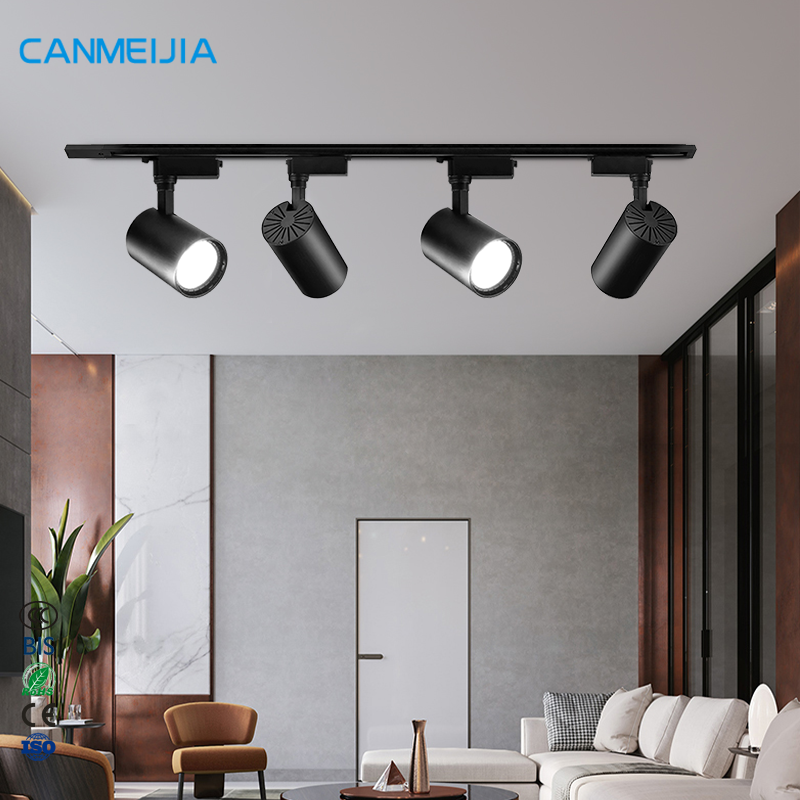 For clothing store 20W High Lumen Black Linear Led Track Light Cob Track Light Magnetic Track Light/Led Track Light/Track Light