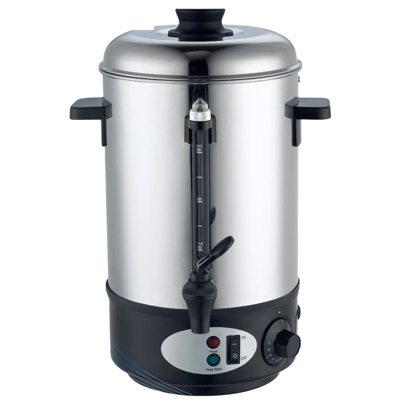 8L Stainless Steel Manual Fill Single Wall Electric Portable Drinking Water Boiler with temperature controller