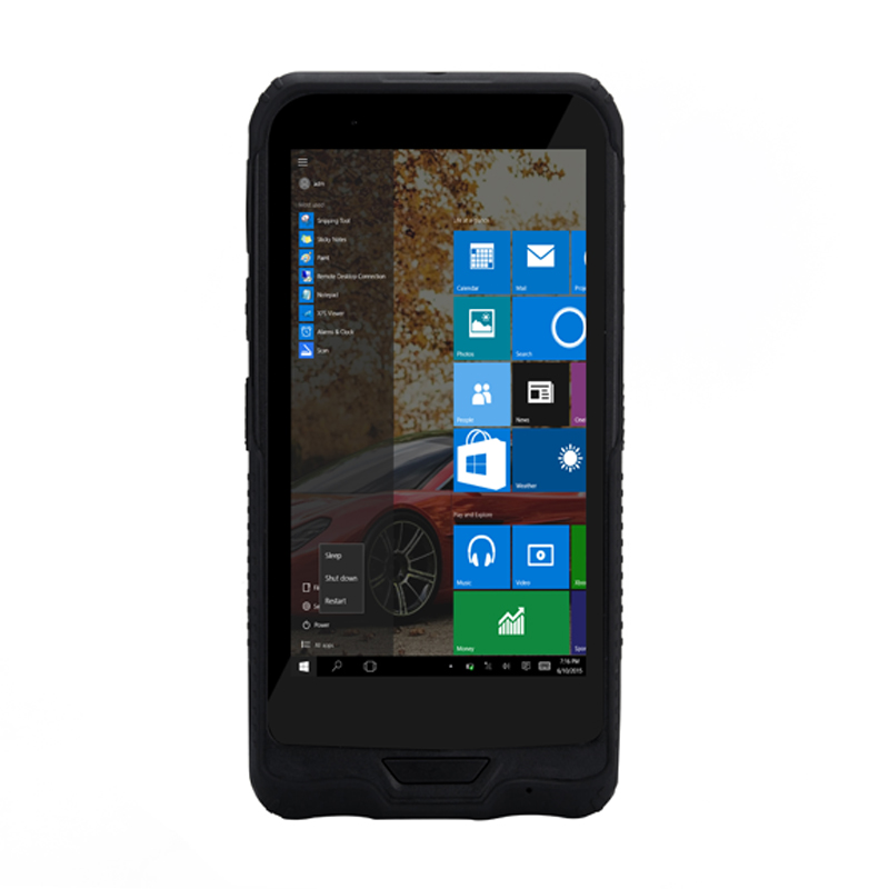 Прочный IP65 КПК сканер NFC 13,56 МГц HF ручной 1D 2D считыватель штрих-кодов IC с Windows 10 прочный промышленный мобильный компьютер КПК