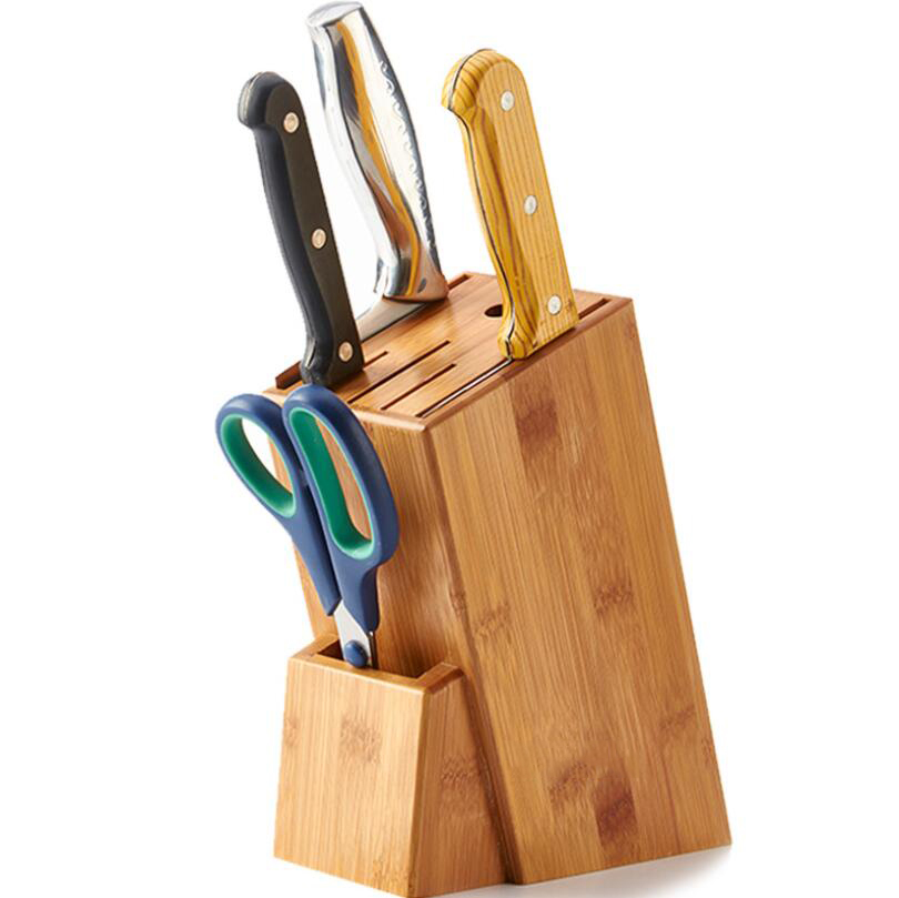 Knife Holder Kitchen Bamboo Knife Frame Tool Holder Bamboo Cutter Frame