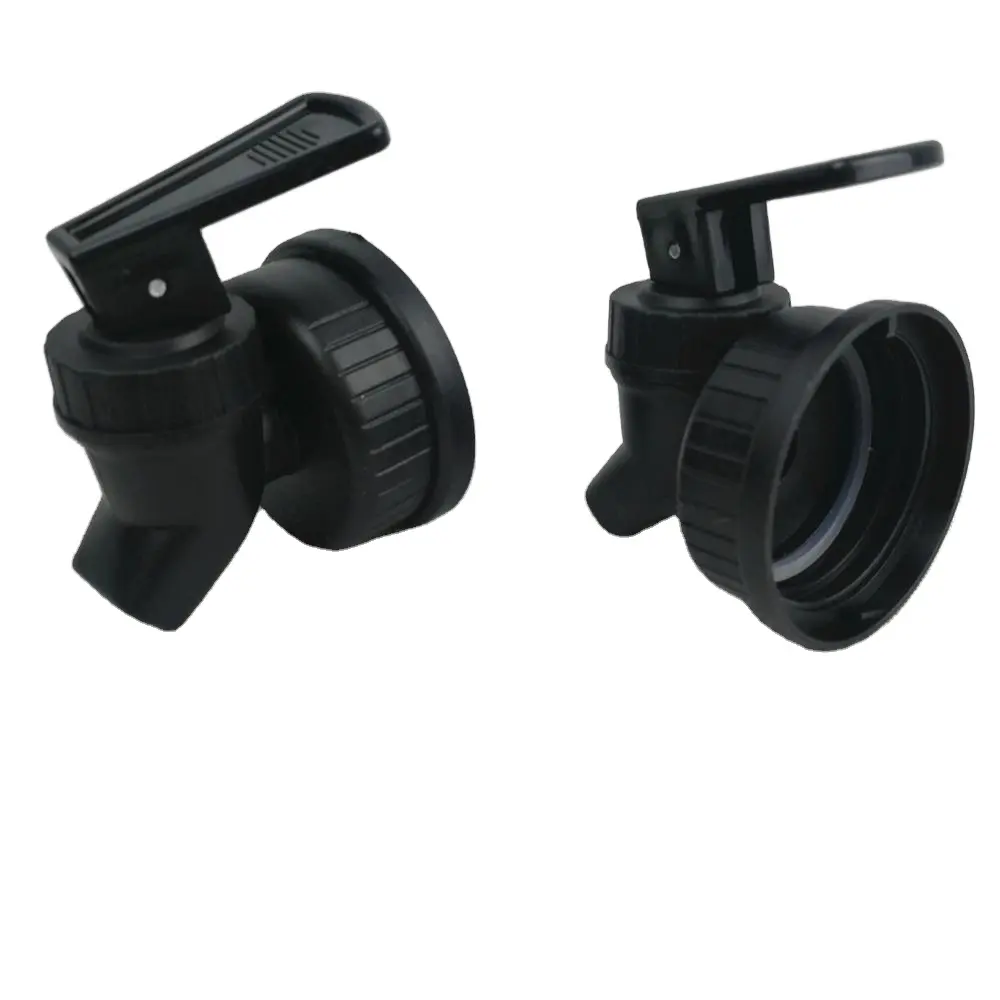 High quality 38mm black press tap with lever