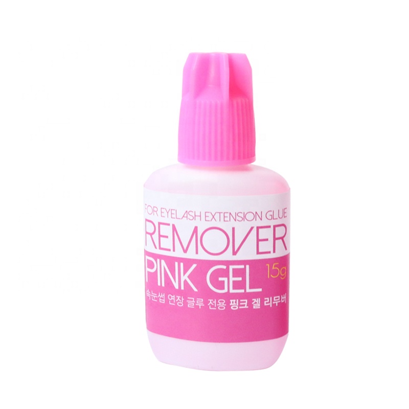 15g Korea Pink Gel Remover For Eyelash Extension Glue Wholesale Eyelash Glue Remover Lash Adhesive Remover Eyelash Cleaner Tools