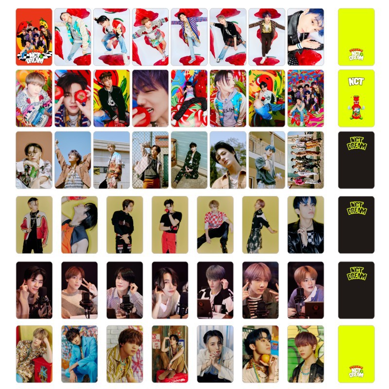 Оптовая продажа, товары Kpop Idol, двусторонняя печатная Фотокарта NCT Dream Hot Sauce Lomo Card