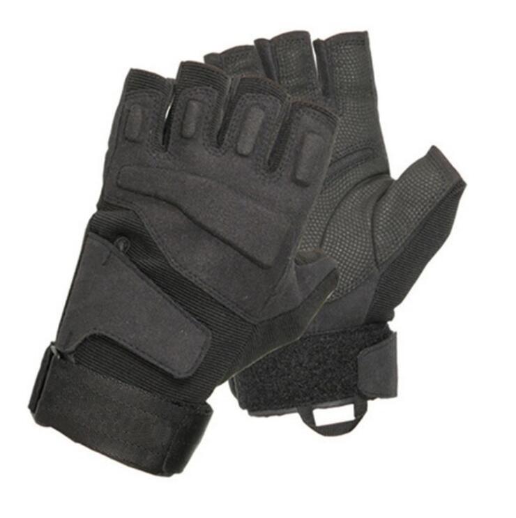 Army Tactical Fingerless Military Half Finger Gloves Airsoft Bicycle Shooting durability Protection