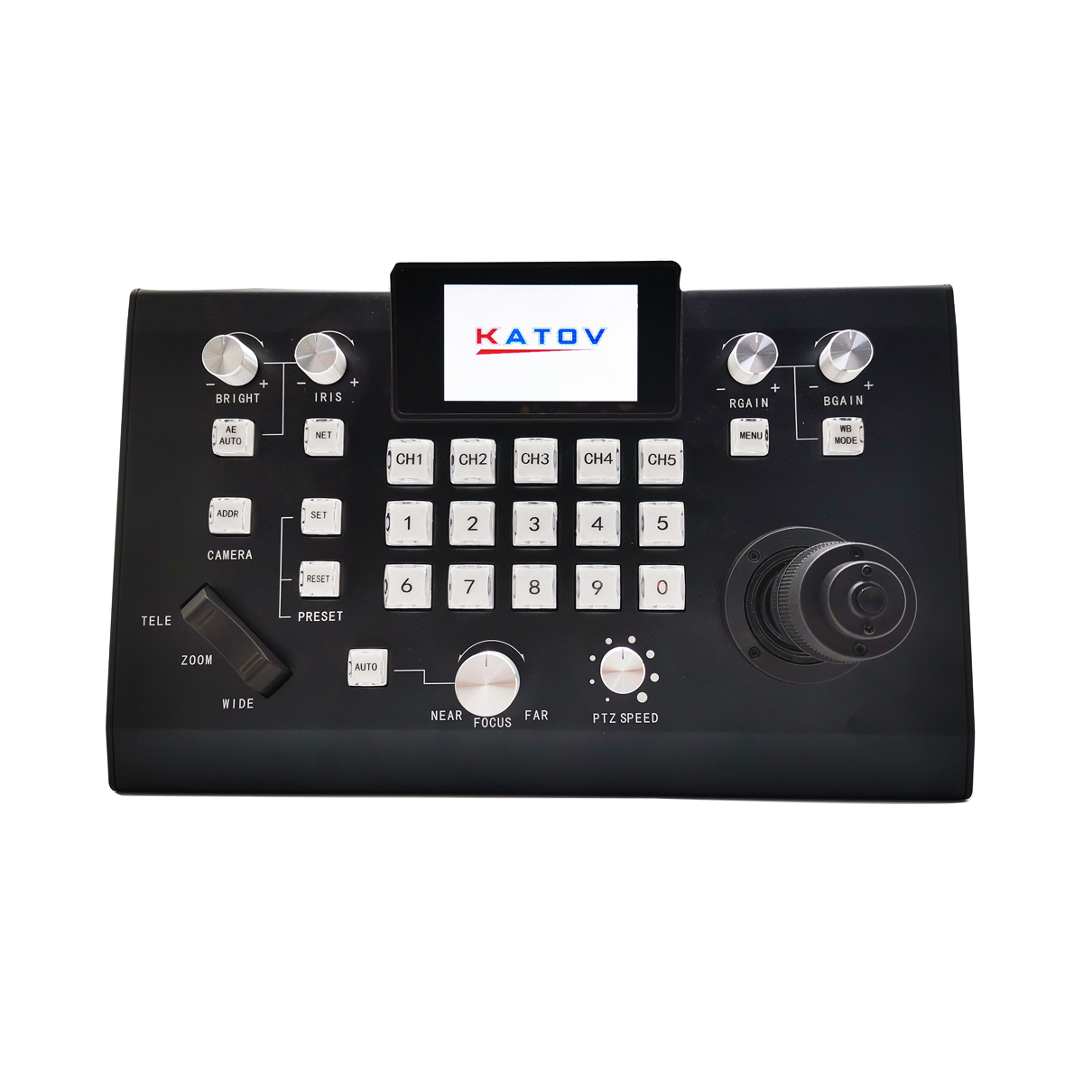 2021 newest USB Conference Remote PTZ Camera Controller , Visca Onvif RS422 RS232 ptz joystick controller for video conference