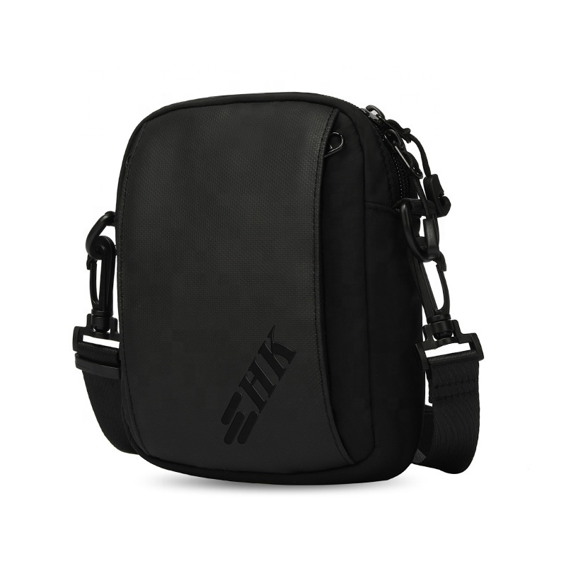 Black Messenger Bag For Man Casual Shoulder Crossbody Bag Men's Student Mobile Phone Bag