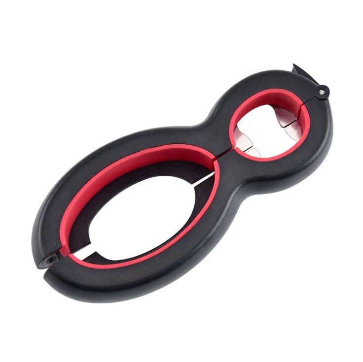 6-in-1 Multiple Function Jar Openers Twist Off Lid Non-Slip Easy Grip Can Opener for Seniors and Arthritic Hands