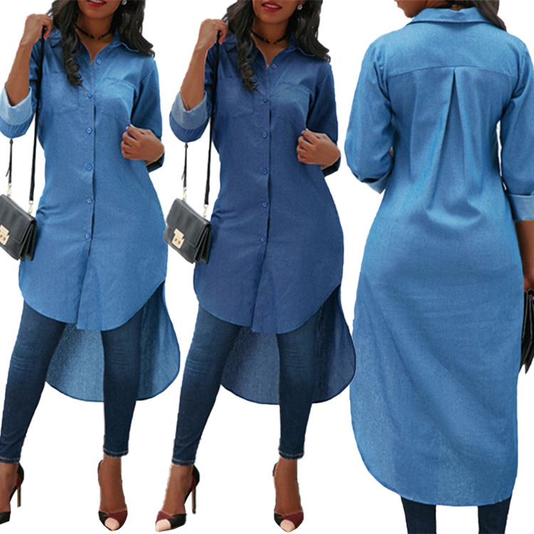 Solid color women new fall sexy slim fit shirts 2020