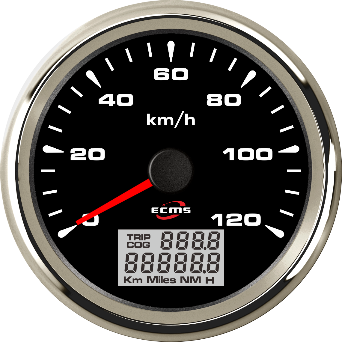 Белый спидометр для автомобиля мотоцикла 85 мм 120 км/ч