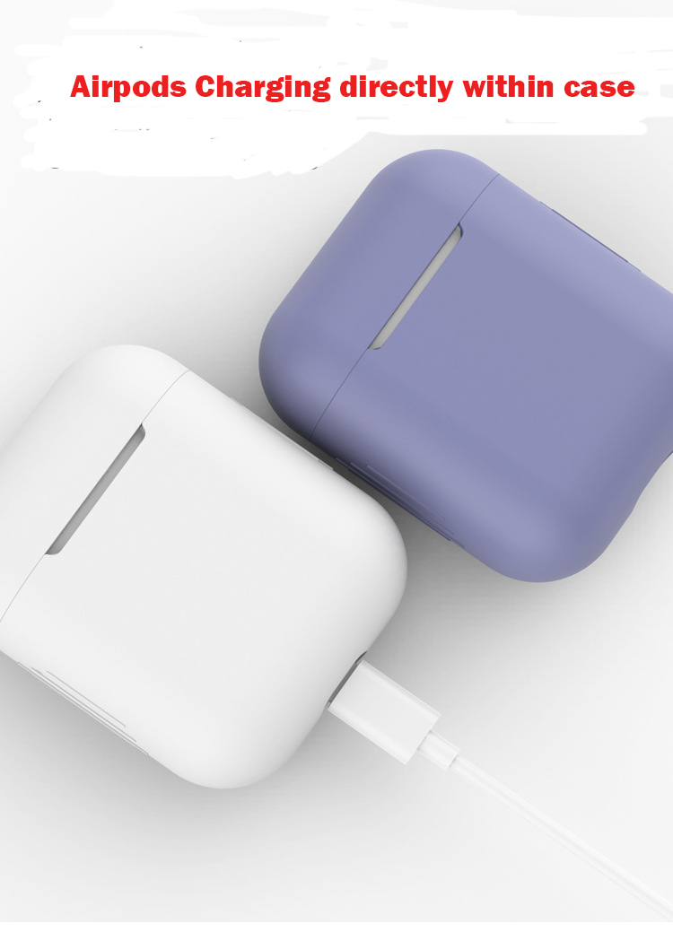 Оптовая Продажа Цена Мягкий силиконовый чехол для телефона для Airpod 2 Силиконовая Защитная крышка для Airpod для удостоверения личности-2
