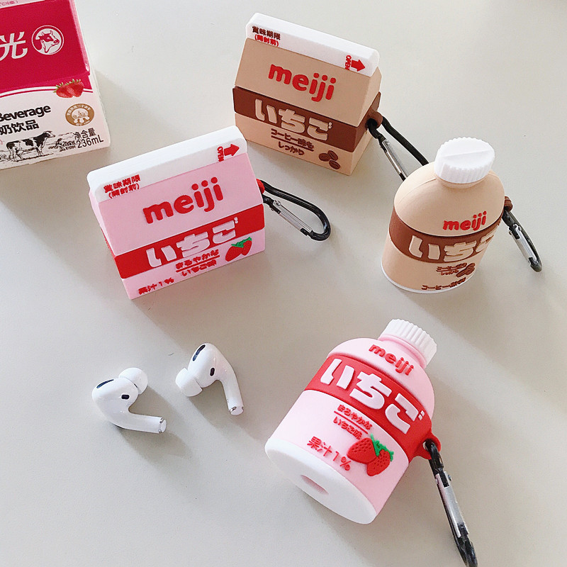 Мягкие силиконовые чехлы с 3d-рисунком клубники, шоколада, соуса для Airpods 1/2, защитный чехол для Apple Air pod Pro, чехол для гарнитуры