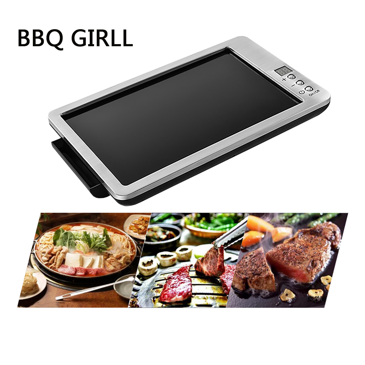 Trending Smart Smokeless Portable Barbecue BBQ Electric Grill Oven Pan Electric Baking Pan Wholesale