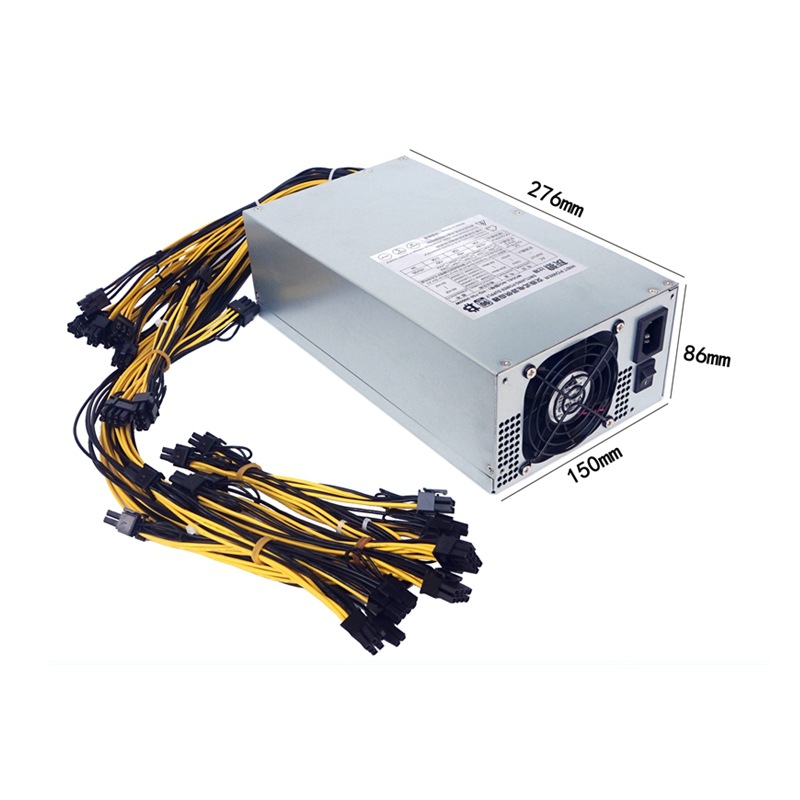 1800W 2000W 2400W 2600W 2800W B85 847 power supply for eight card direct plug in platform one way power supply